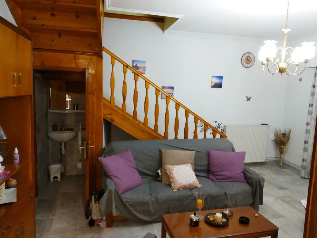 Traditional Panoramic Sea View House Lákones Exterior foto